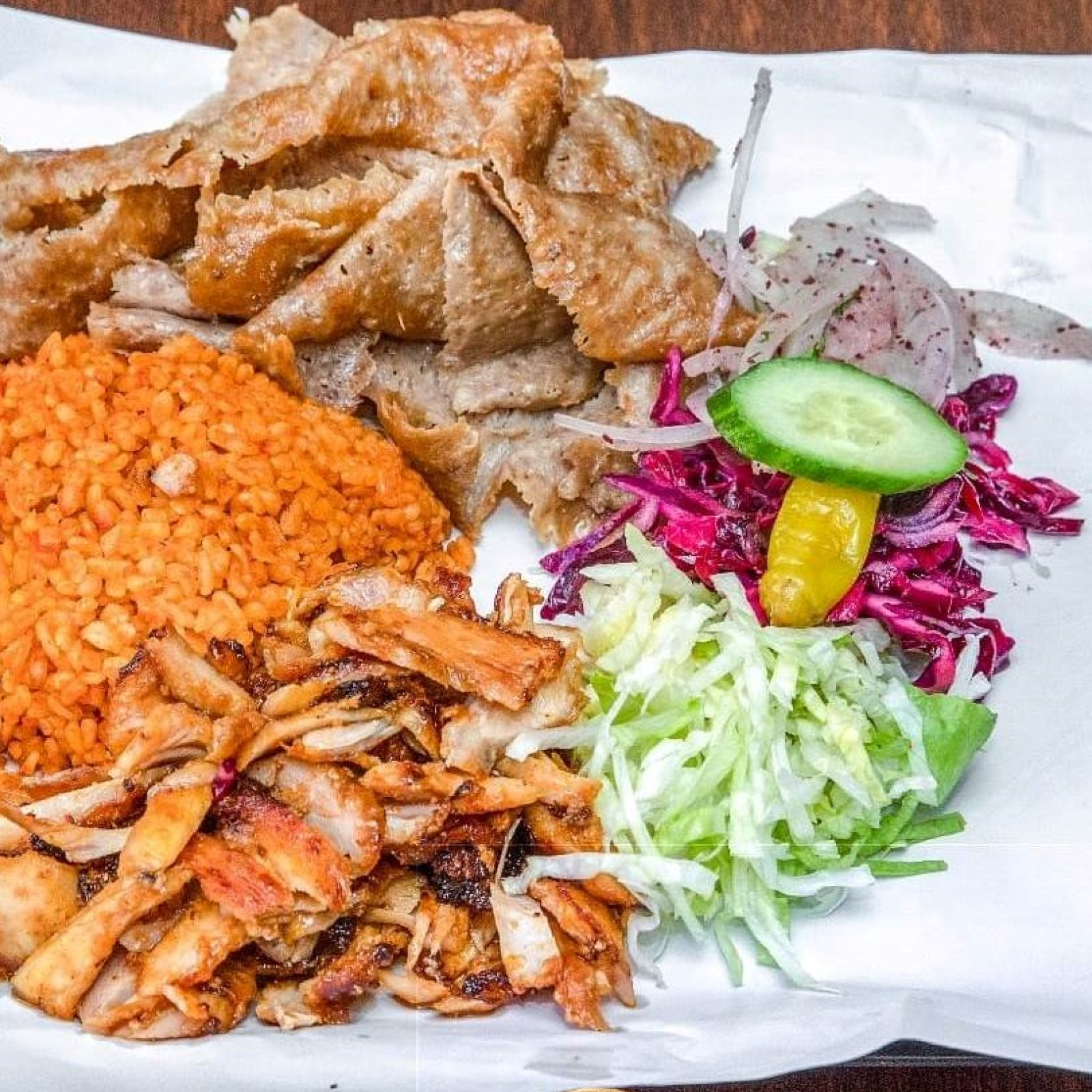 MIXED DONER WITH RICE